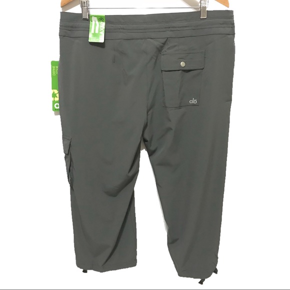 ALO Yoga Pants & Jumpsuits Alo Pants Plus Size Xl Cargo Gray New